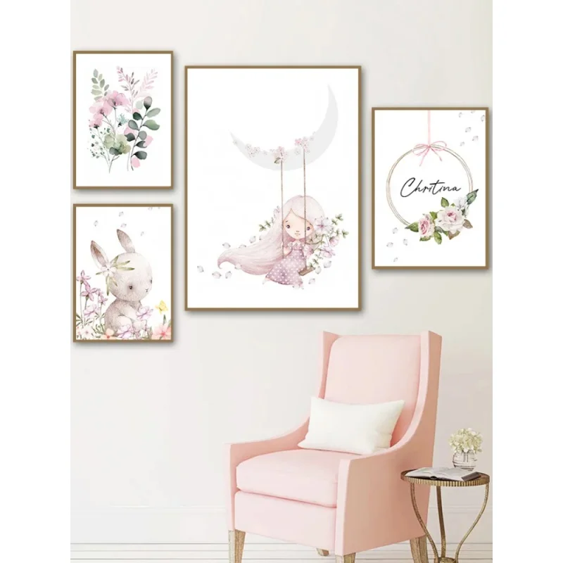 Resin Art On Wall - Arte de Parede Estética Nórdica em