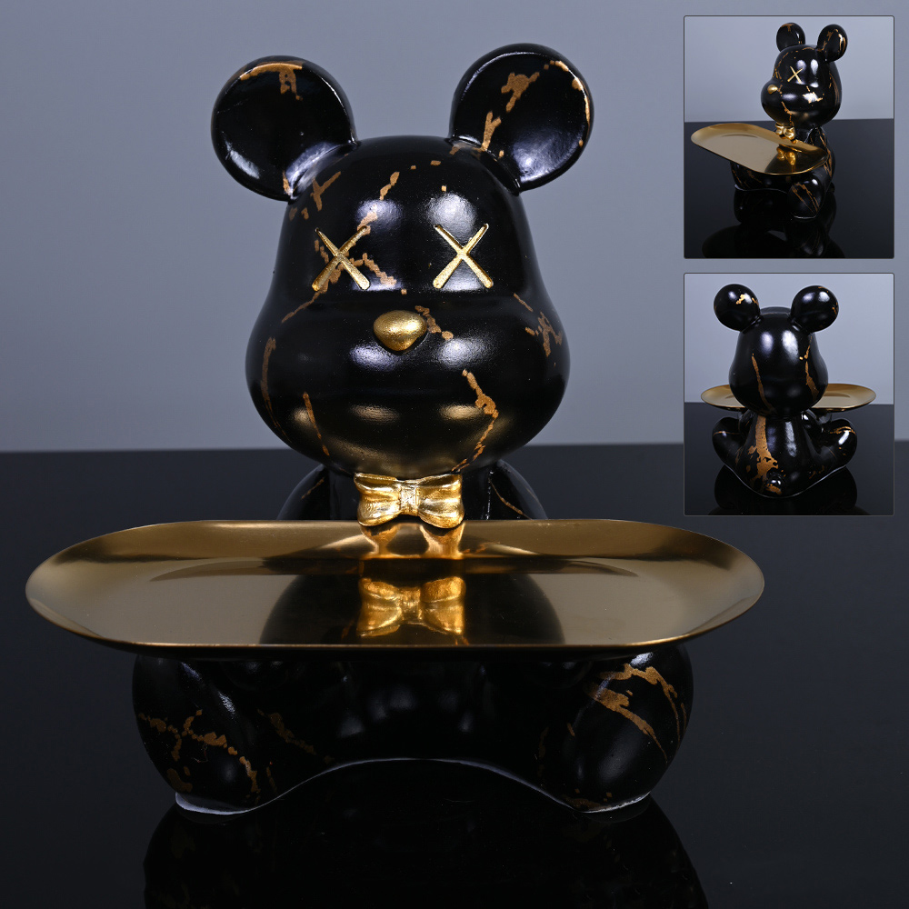 Resin Art Furniture - Estátuas e esculturas coloridas de urso,