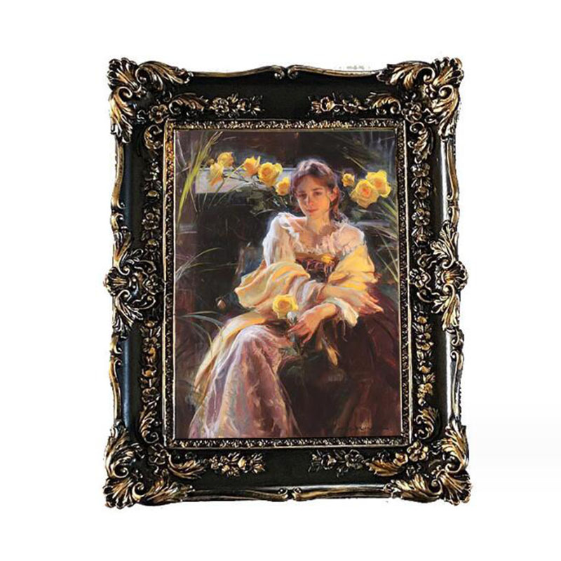 Resin Art Photo Frame - Moldura de resina estilo europeu, moldura