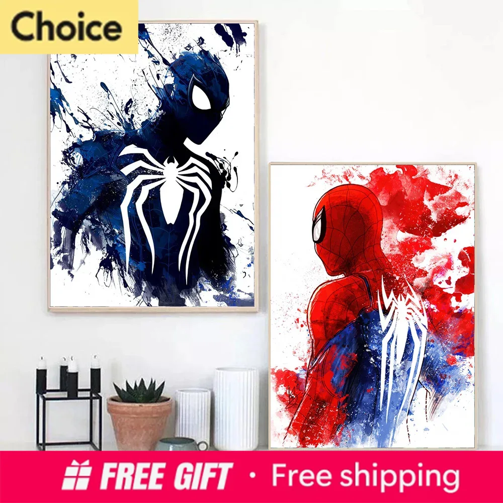 Resin Art On Wall - Pôsteres de Diamante do Super-Herói Homem-Aranha