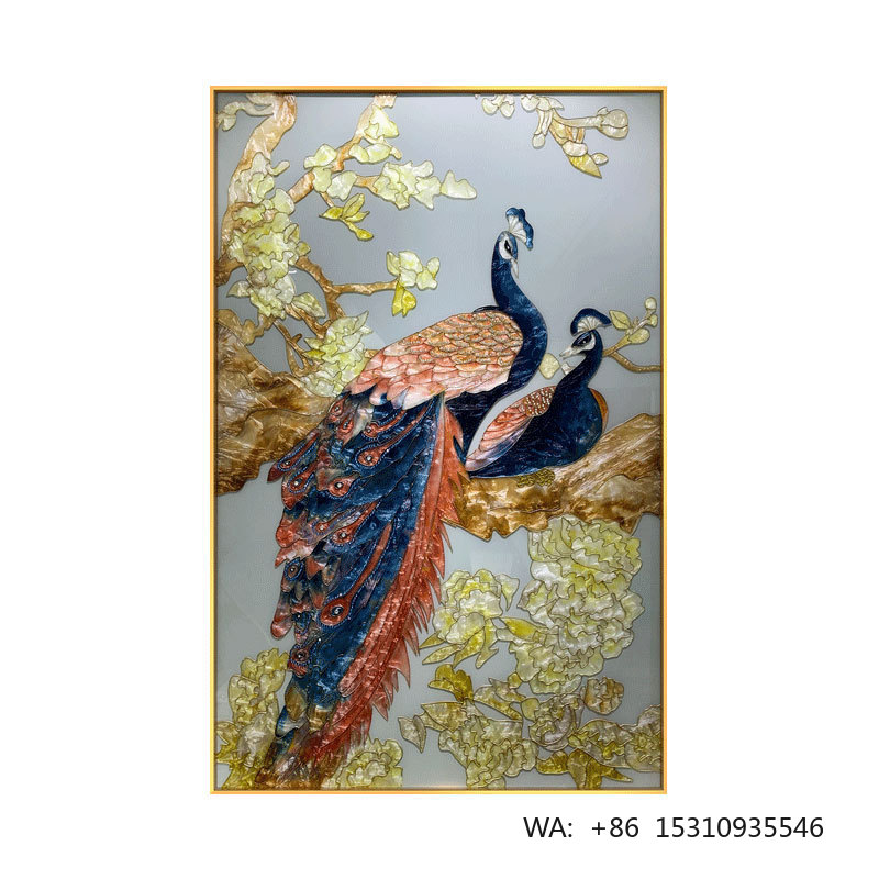 Background Resin Art - Pintura de Parede Artesanal em Metal