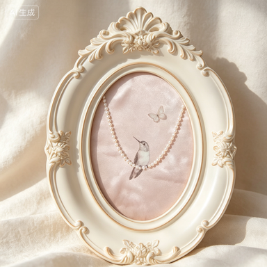 Background Resin Art - Quadro de Parede Vintage Francês com