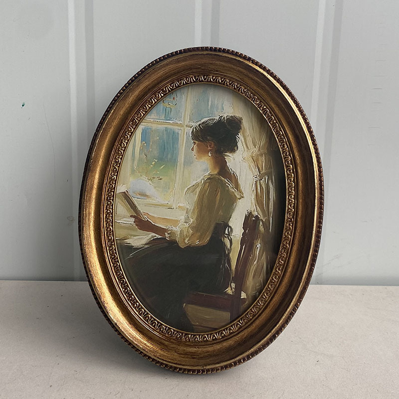 Moldura de foto dourada em rel - Resin Art Photo Frame avaliação e preço