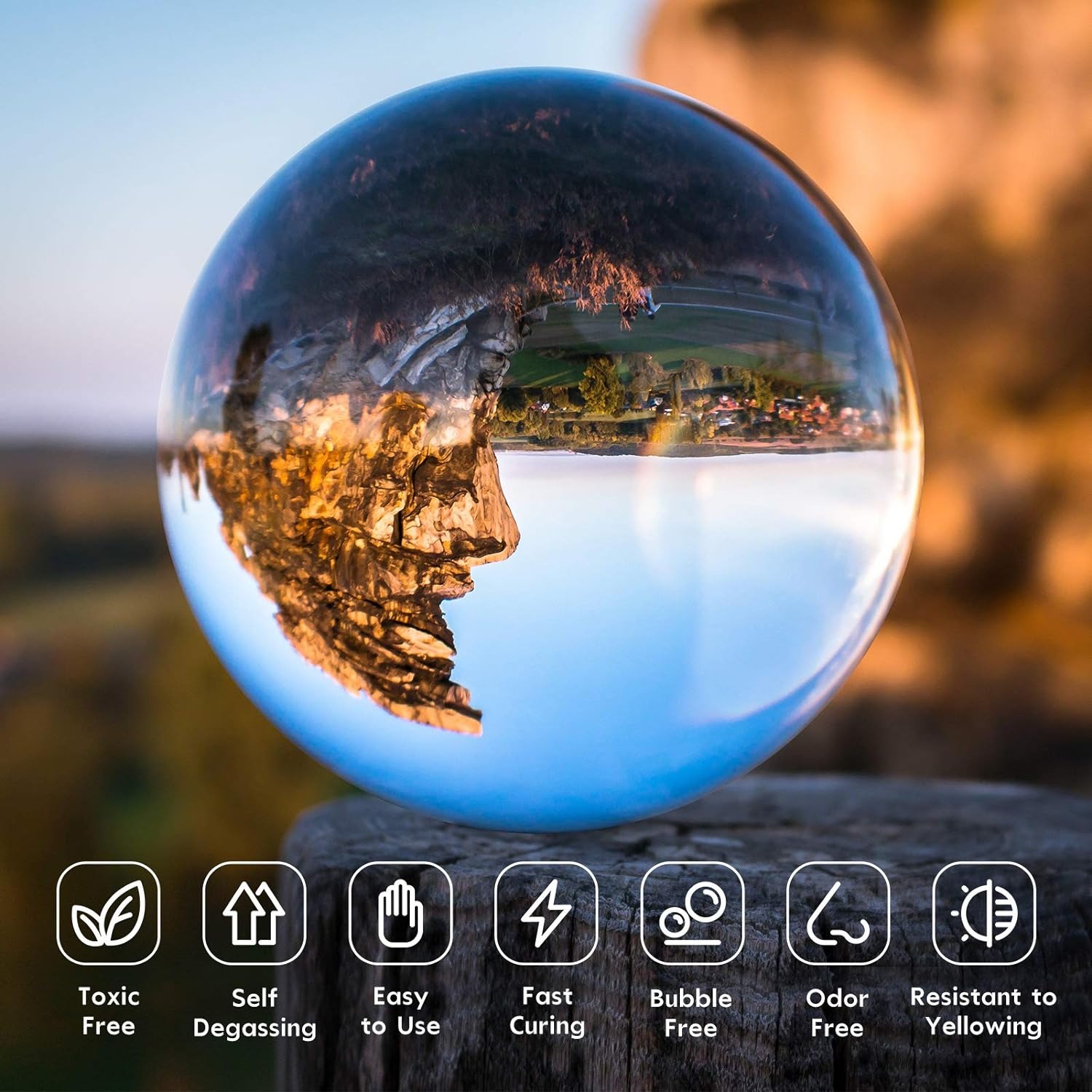 Atualizado Crystal Clear Resin - Resin Art Liquid avaliação e preço