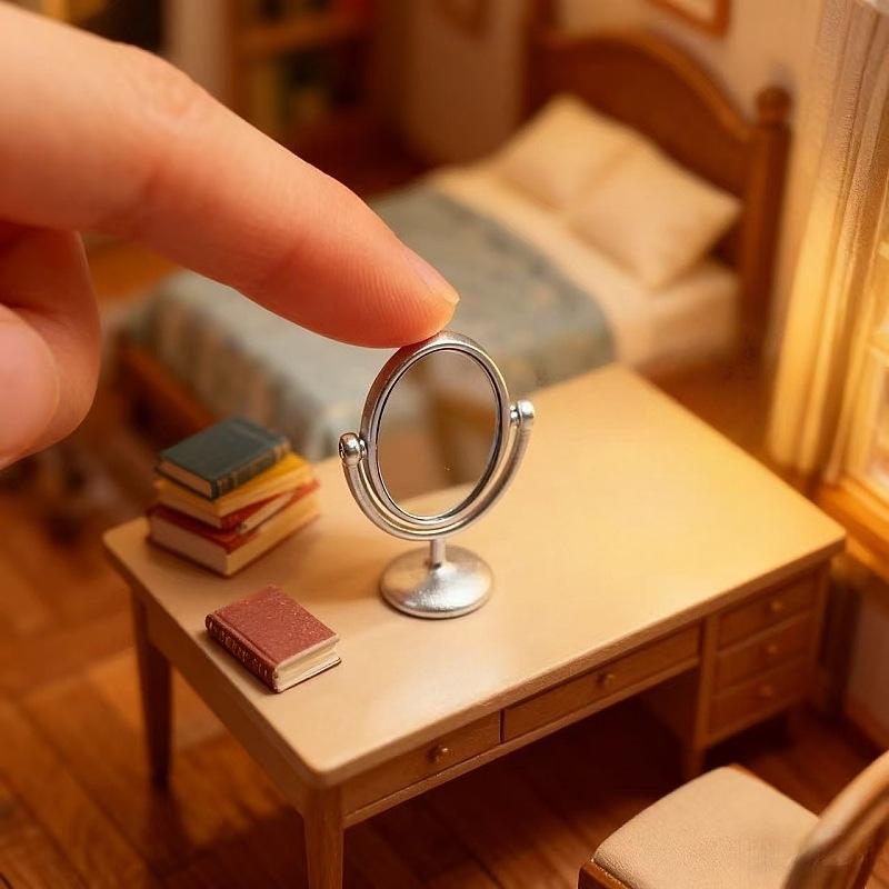1 Peça Miniatura Espelho Retrô - Resin Art Furniture avaliação e preço