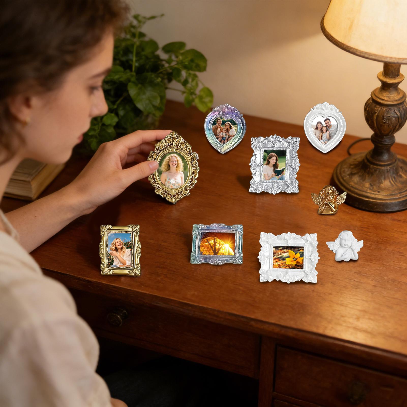 9 Peças de Acessórios Decorati - Resin Art Photo Frame avaliação e preço