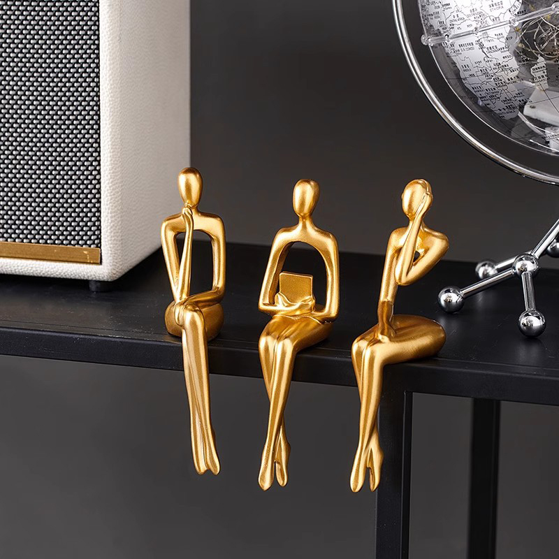 Pensador estátua figura abstra - Resin Art Furniture avaliação e preço
