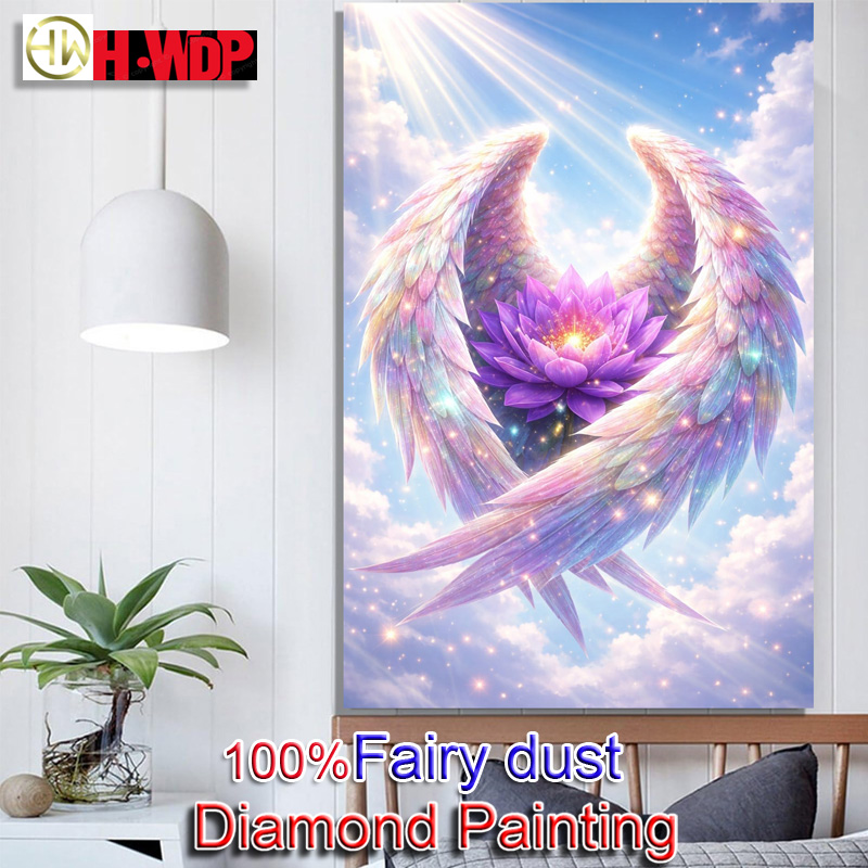 Kits de Pintura Diamante 100%  - Resin Art Wallpaper avaliação e preço