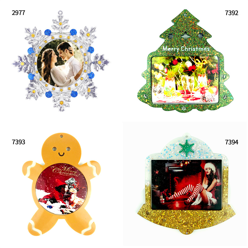 Moldura de foto de natal, resi - Resin Art Photo Frame avaliação e preço