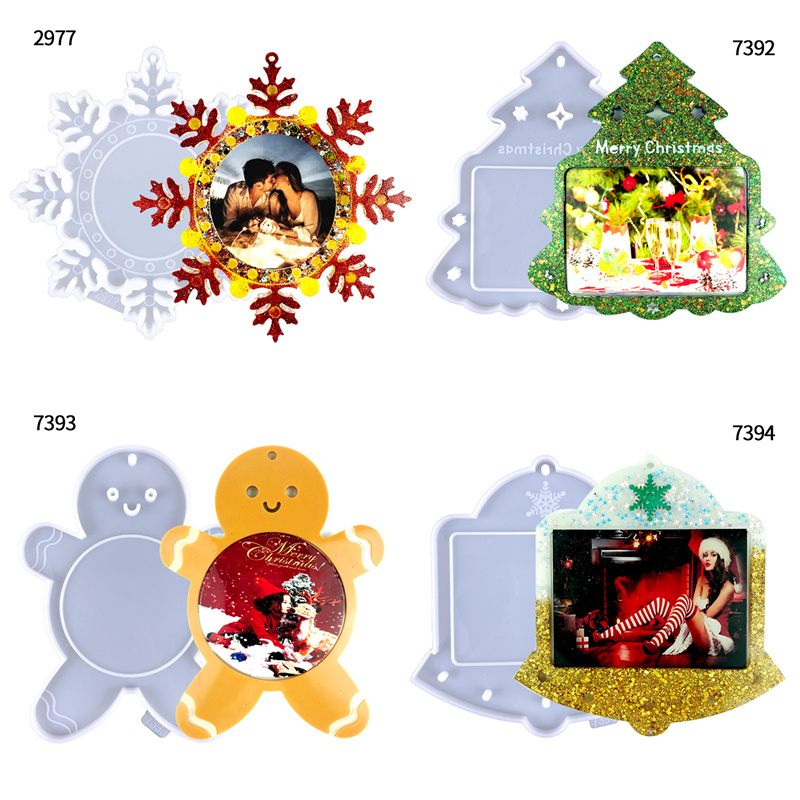 Moldura de foto de natal, resi - Resin Art Photo Frame avaliação e preço