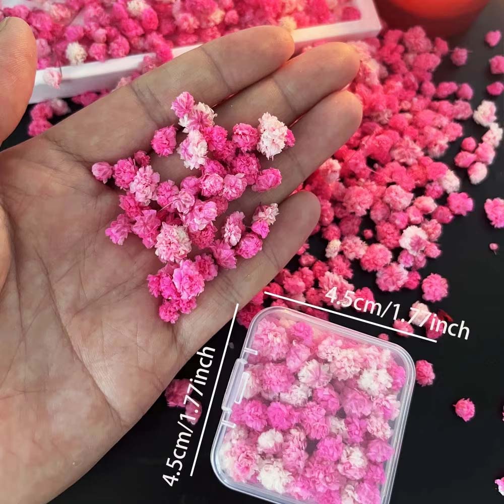 1 Caixa de Flores Mistas para  - Resin Art Earrings Design avaliação e preço