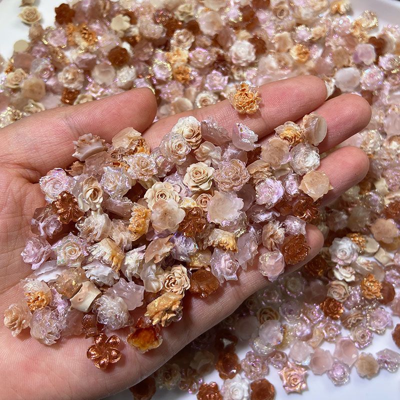 Mini Botões de Rosa Simulados  - Resin Art Rose Petals avaliação e preço