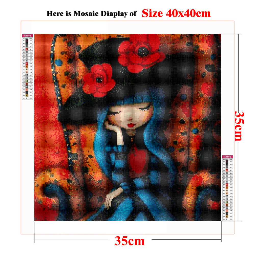 Diy pintura diamante mosaico l - Resin Art Guide Book avaliação e preço