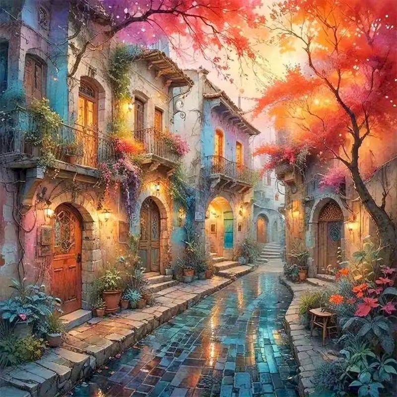 RUOPOTY Pintura Diamante 5D: A - Resin Art Wallpaper avaliação e preço