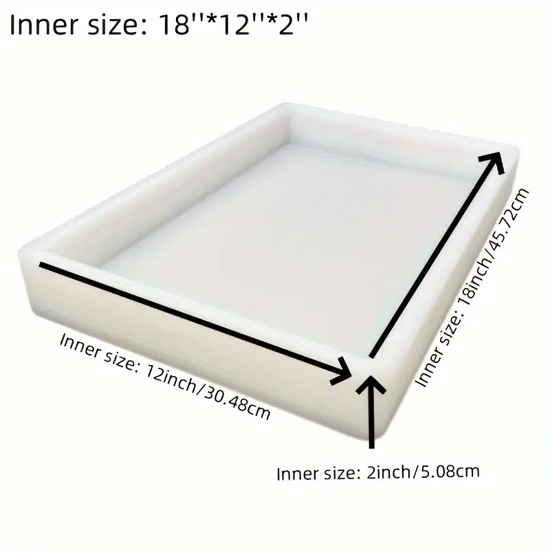 Molde de Silicone Grande 18*12 - Resin Art Work avaliação e preço