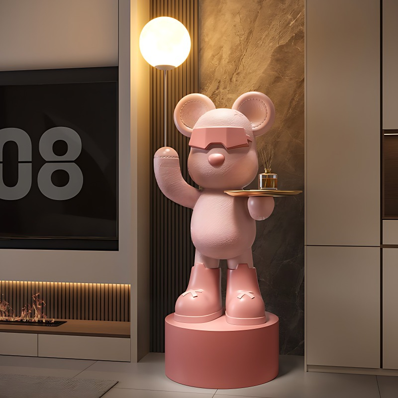Novo urso violento grandes orn - Resin Art Furniture avaliação e preço