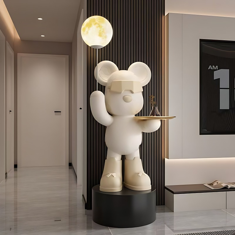 Novo urso violento grandes orn - Resin Art Furniture avaliação e preço