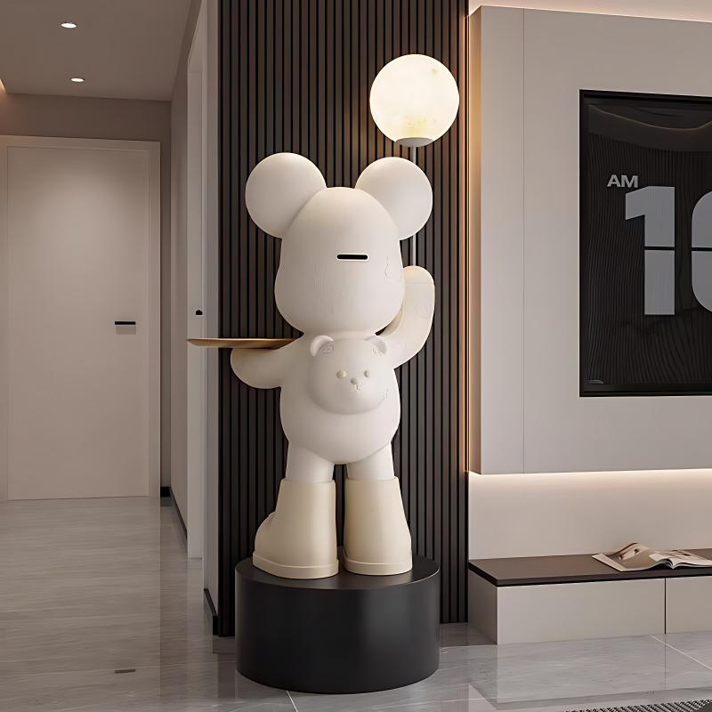 Novo urso violento grandes orn - Resin Art Furniture avaliação e preço