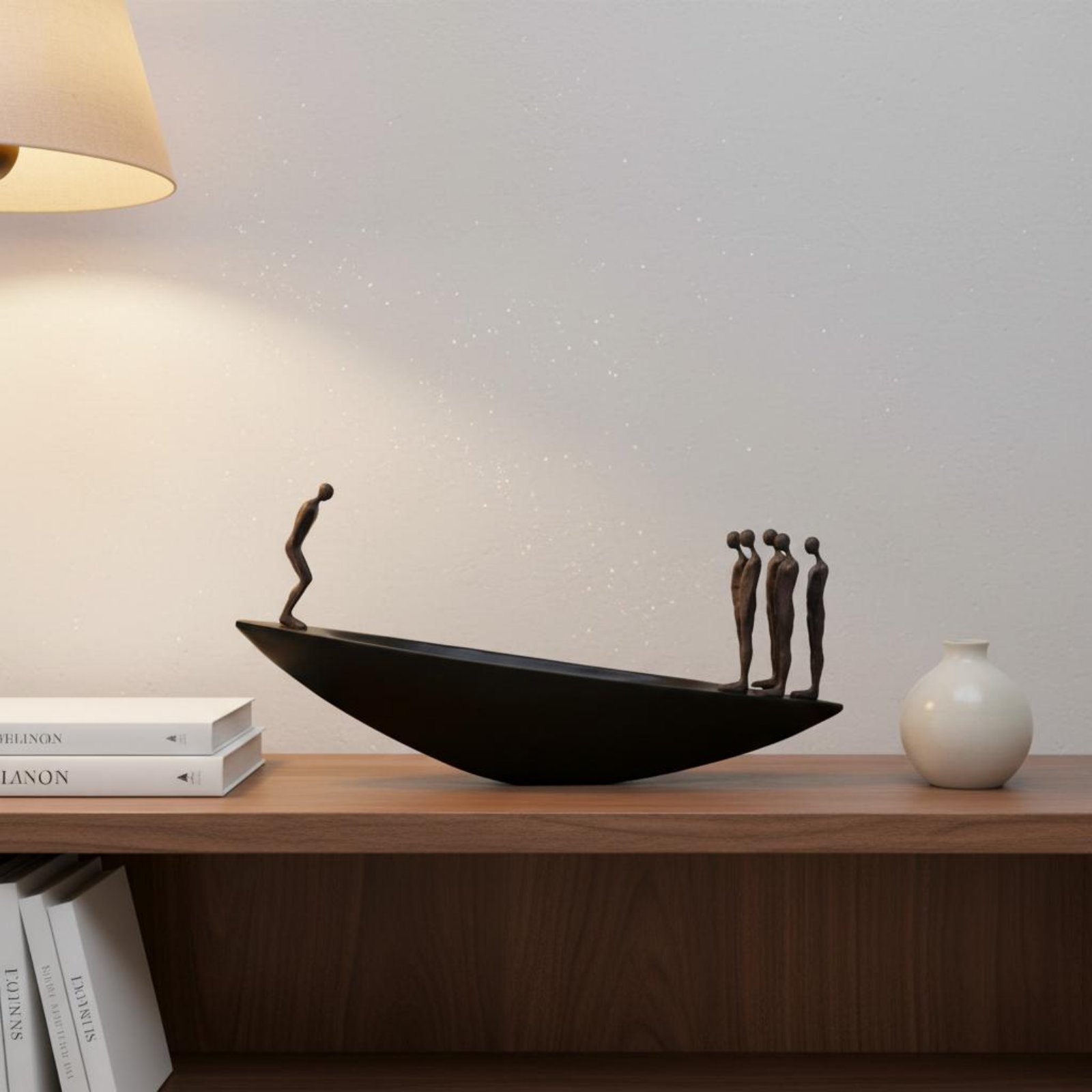 Estátua Moderna de Barco à Vel - Resin Art Furniture avaliação e preço
