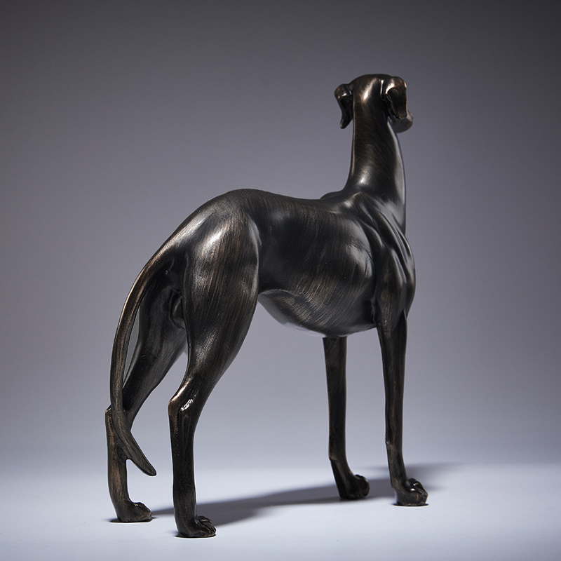 Estátua de cachorro galgo, est - Resin Art Furniture avaliação e preço