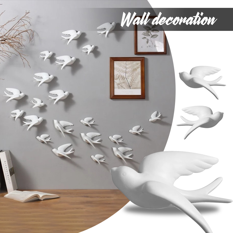 Criativo cerâmica pássaros par - Background Resin Art avaliação e preço