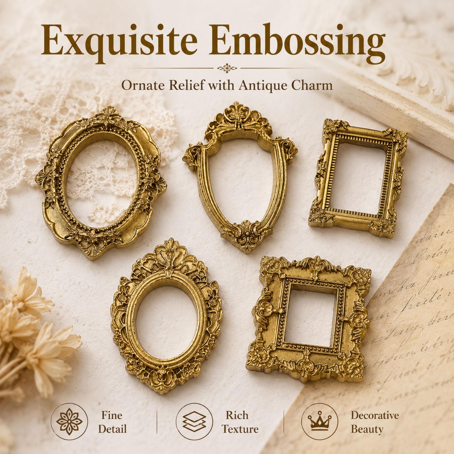 5/20 Peças de Decorações Vinta - Resin Art Photo Frame avaliação e preço