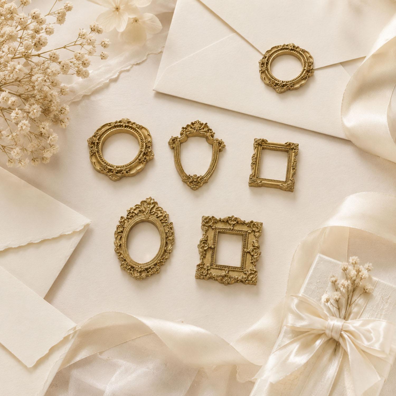 5/20 Peças de Decorações Vinta - Resin Art Photo Frame avaliação e preço