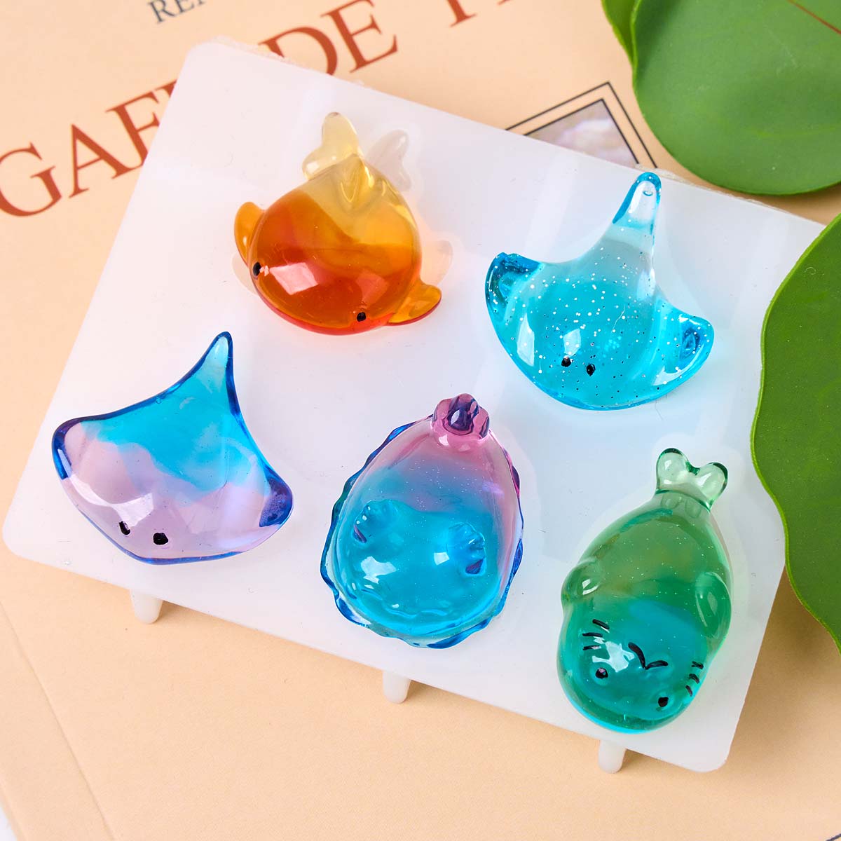 Molde de Silicone 3D de Raia M - Resin Art Mould avaliação e preço