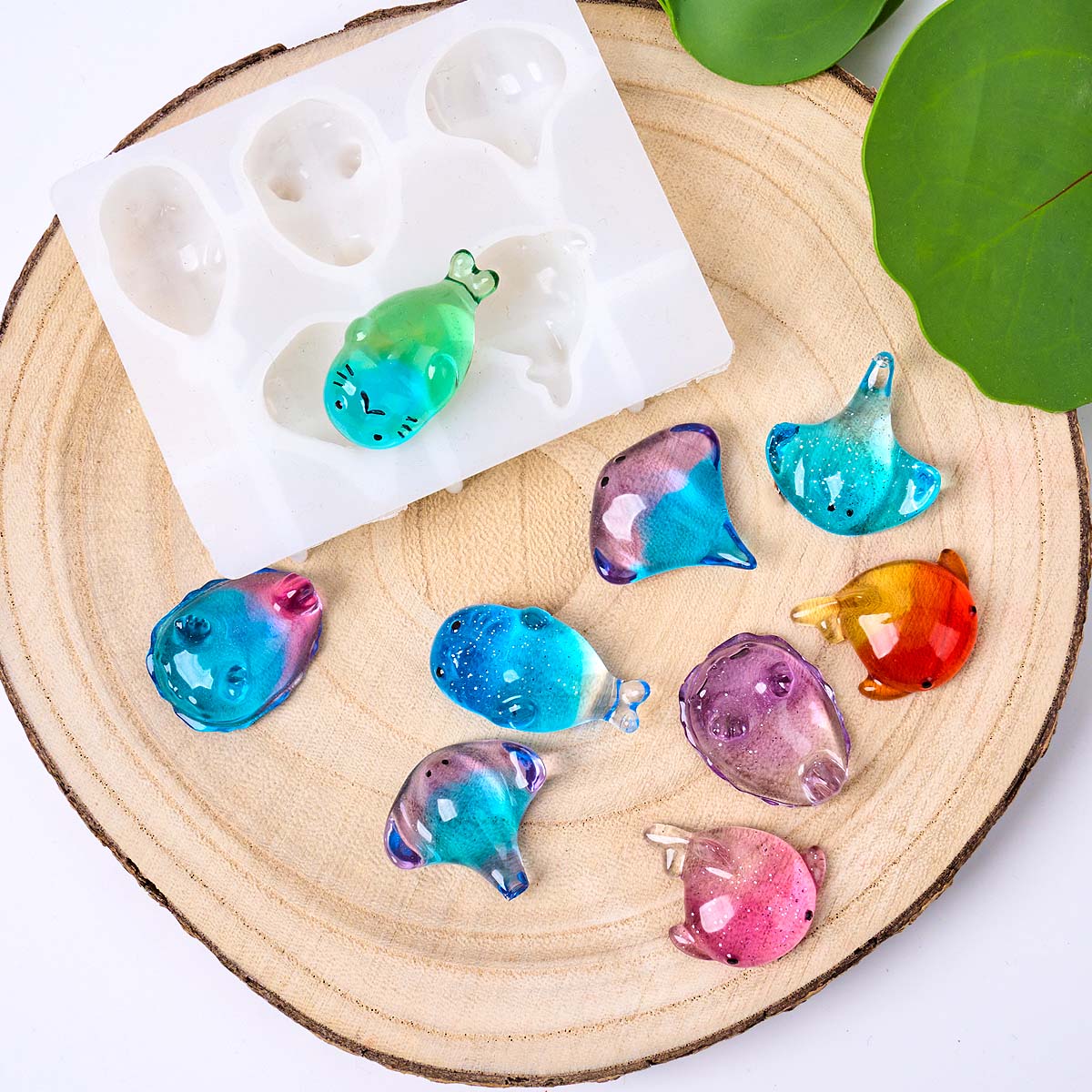 Molde de Silicone 3D de Raia M - Resin Art Mould avaliação e preço
