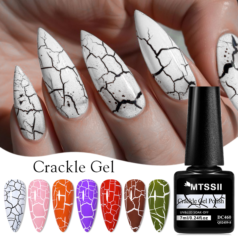 Mtsii 7ml crackle gel unha pol - Resin Art Price avaliação e preço