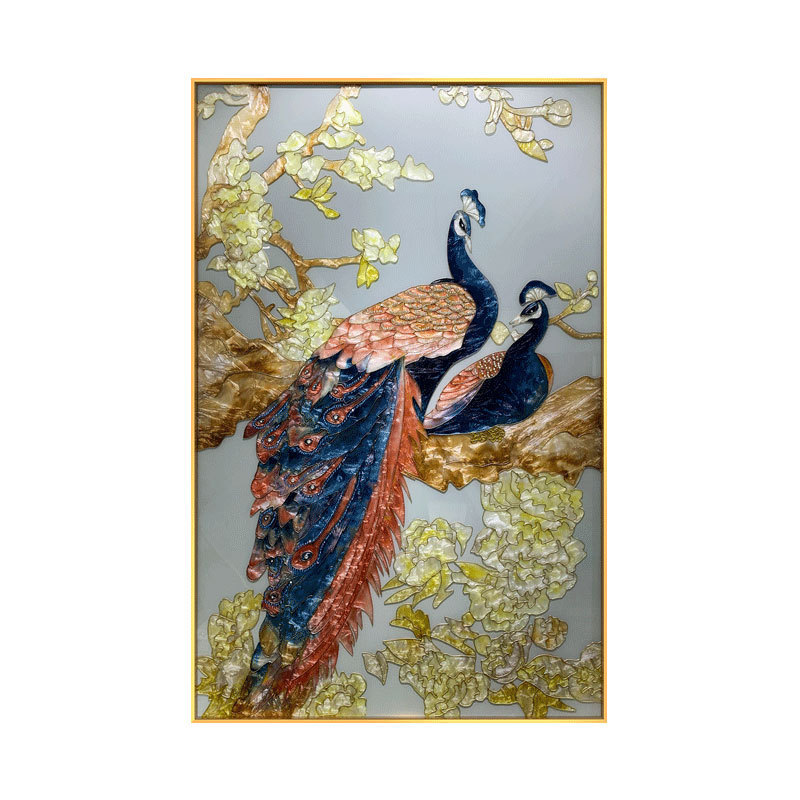Pintura de Parede Artesanal em - Background Resin Art avaliação e preço