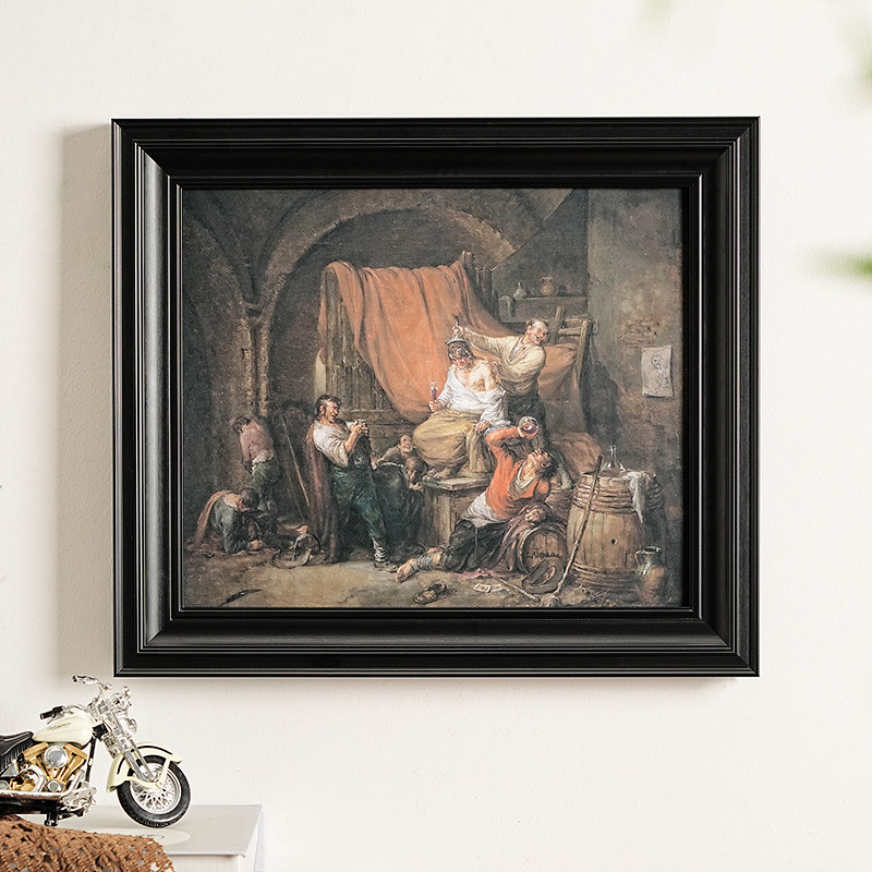 Moldura Vintage Preta de Madei - Resin Art Photo Frame avaliação e preço