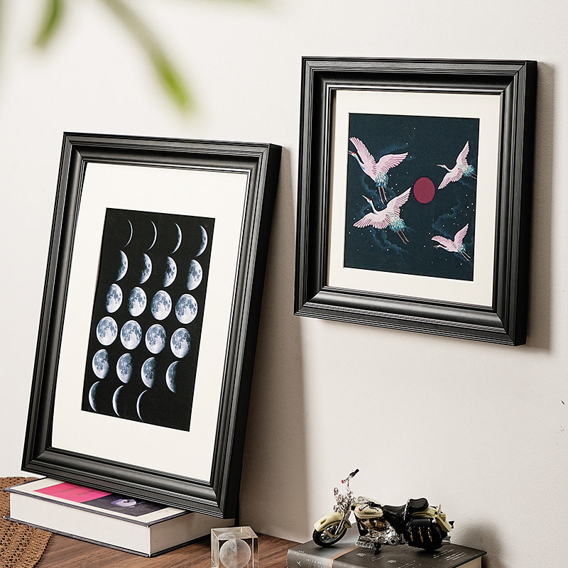 Moldura Vintage Preta de Madei - Resin Art Photo Frame avaliação e preço