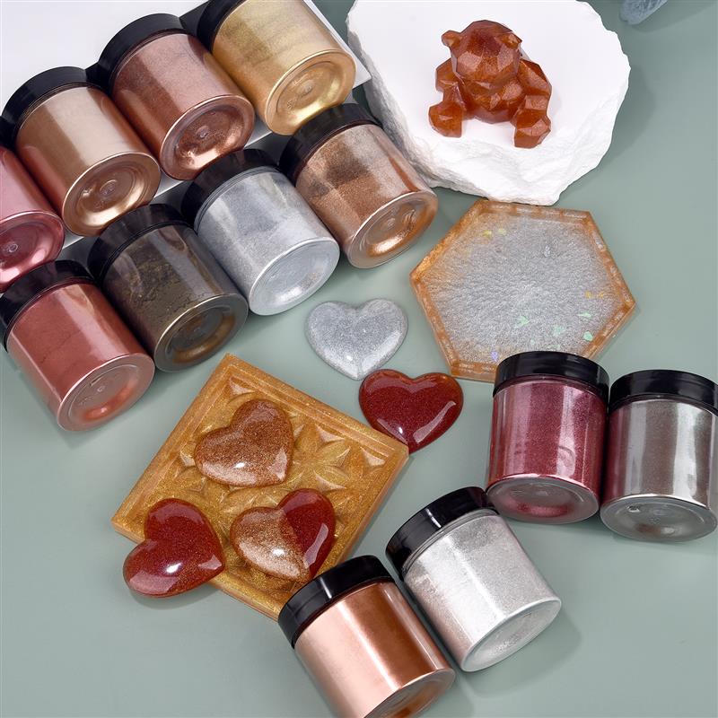 50g shimmer metálico ouro prat - Resin Art Liquid avaliação e preço