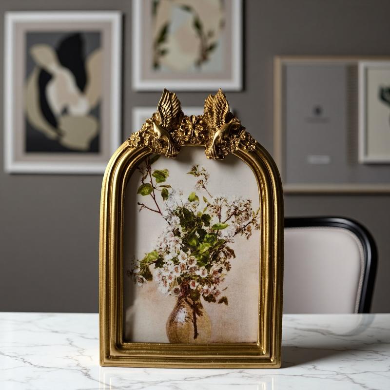Porta-Retrato Oval Pequeno Ret - Resin Art On Wall avaliação e preço