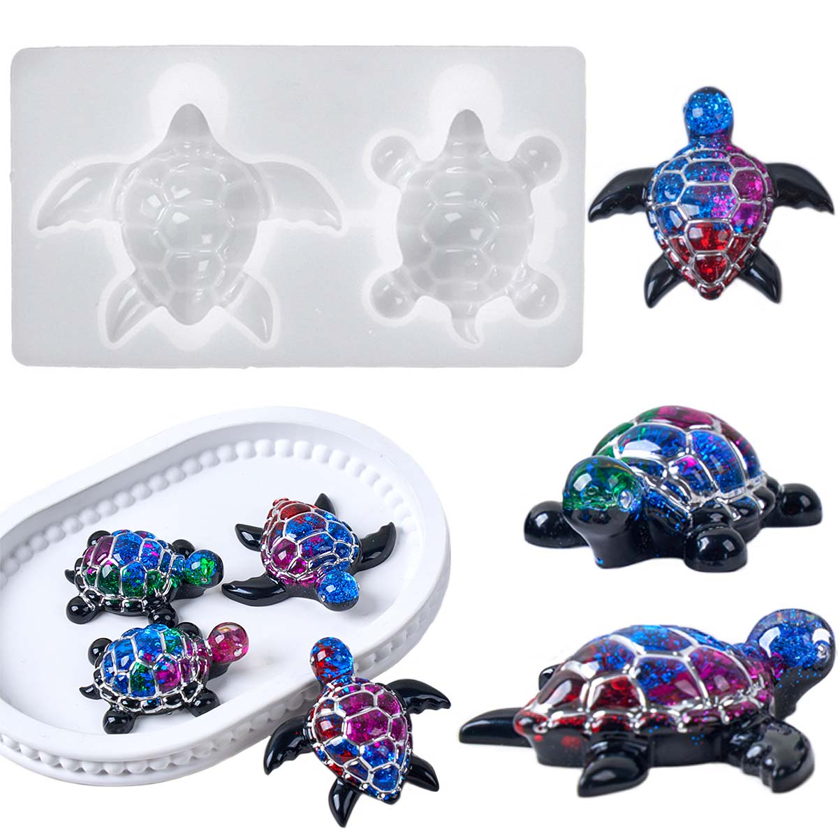 3d tartaruga do mar chaveiro m - Resin Art Liquid avaliação e preço