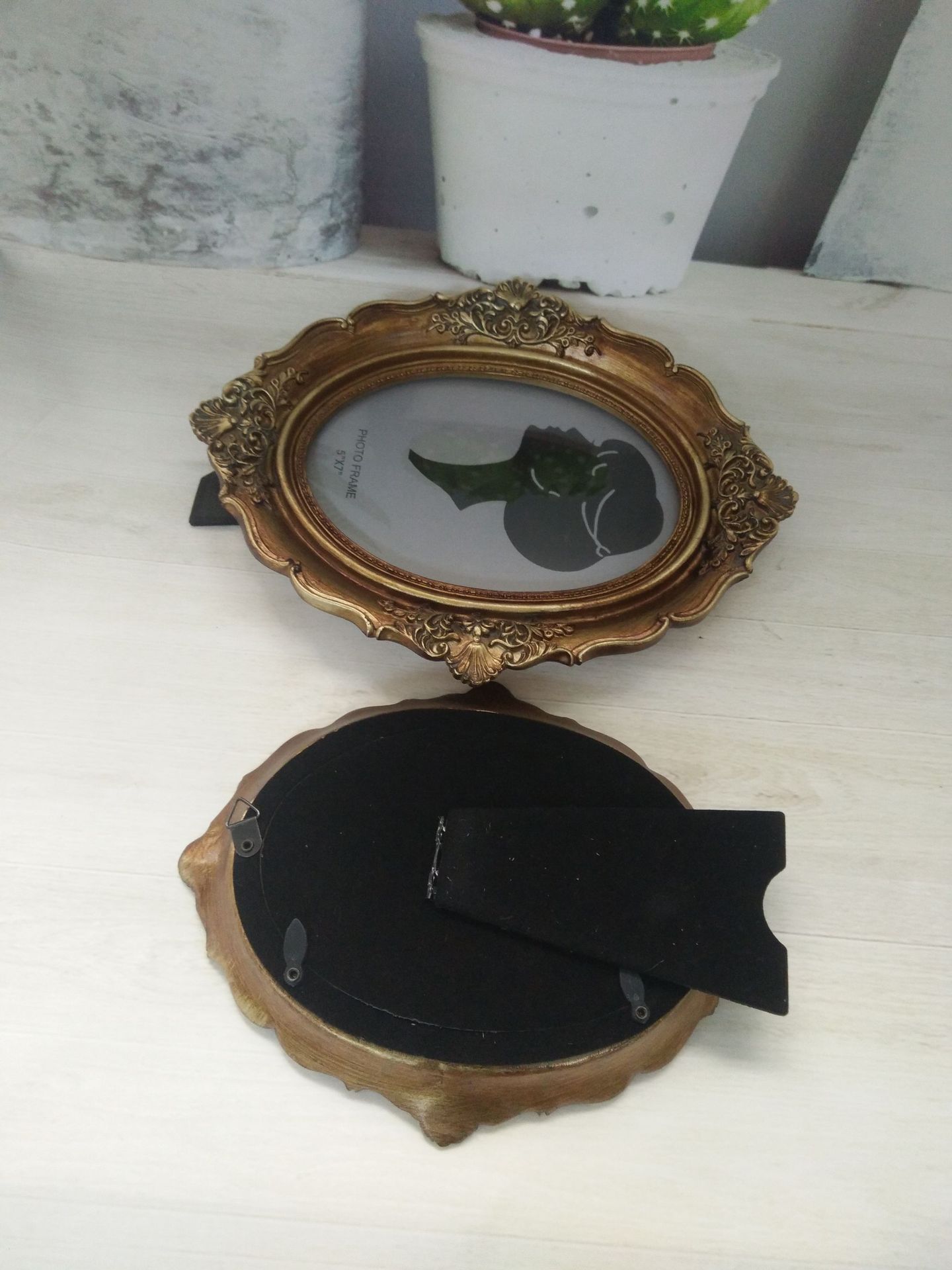 Decoração oval moldura de foto - Resin Art Photo Frame avaliação e preço