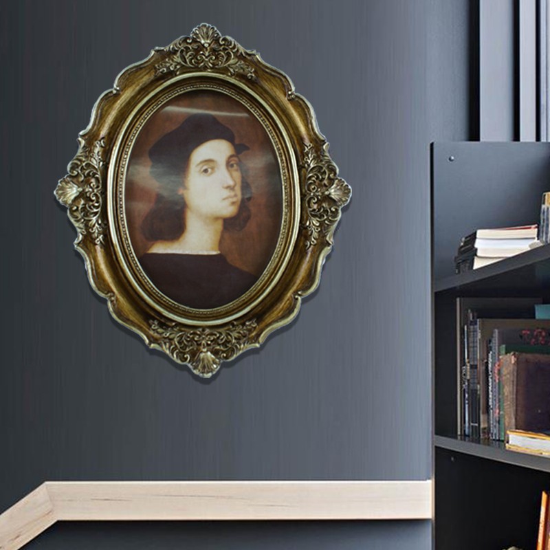Decoração oval moldura de foto - Resin Art Photo Frame avaliação e preço