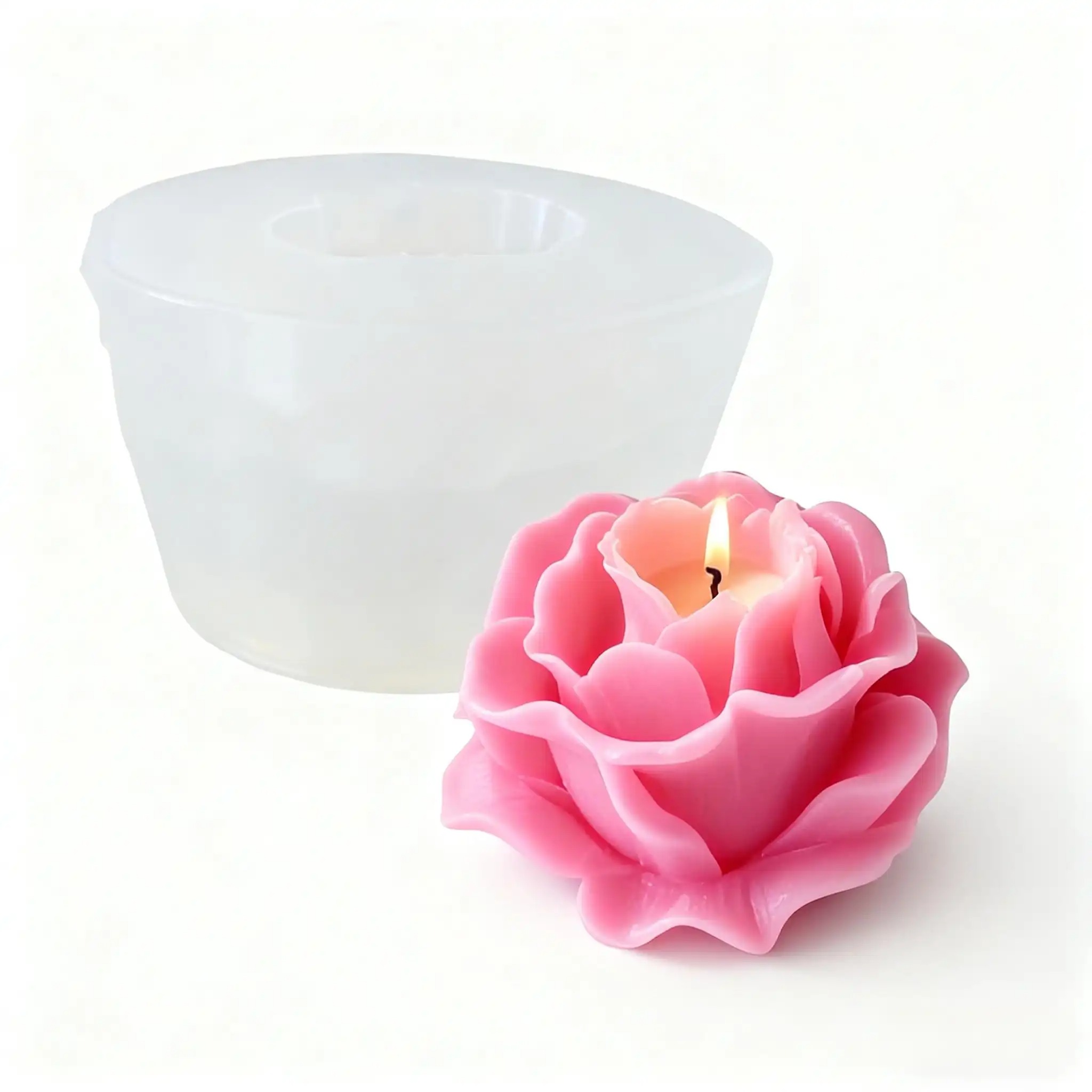 Molde de Silicone 3D Elegante  - Resin Art Rose Petals avaliação e preço
