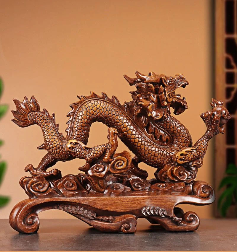 Lucky Dragon Ornamentos para a - Resin Art Furniture avaliação e preço