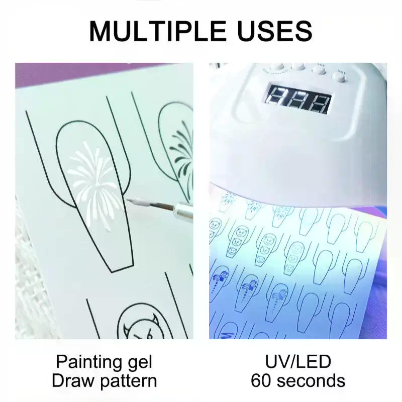 Papel de Prática para Nail Art - Resin Art Guide Book avaliação e preço