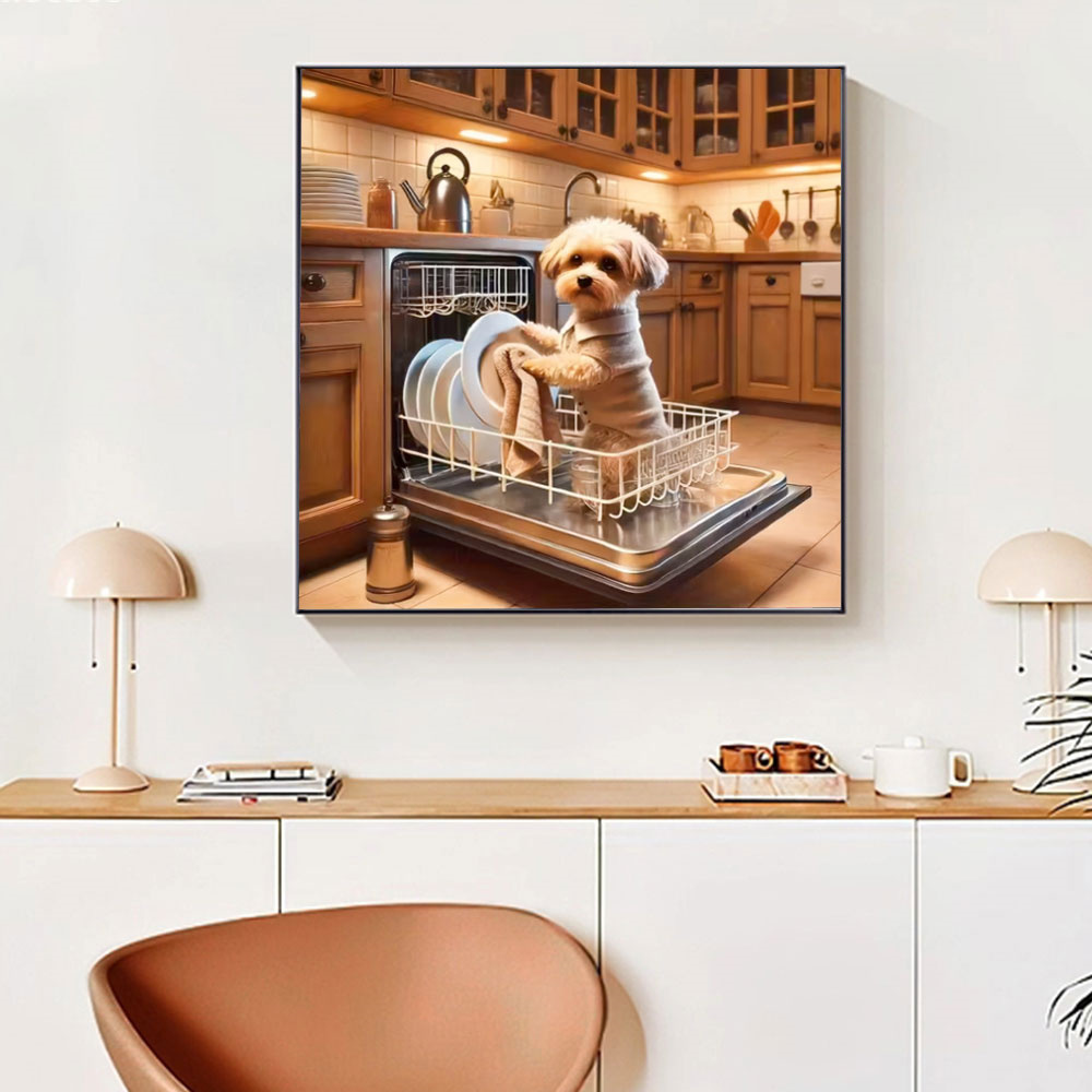 Huacan recém chegados pintura  - Resin Art Wallpaper avaliação e preço