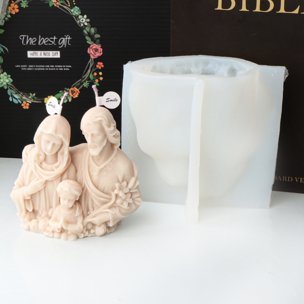 3d estátua da sagrada família  - Resin Art Furniture avaliação e preço