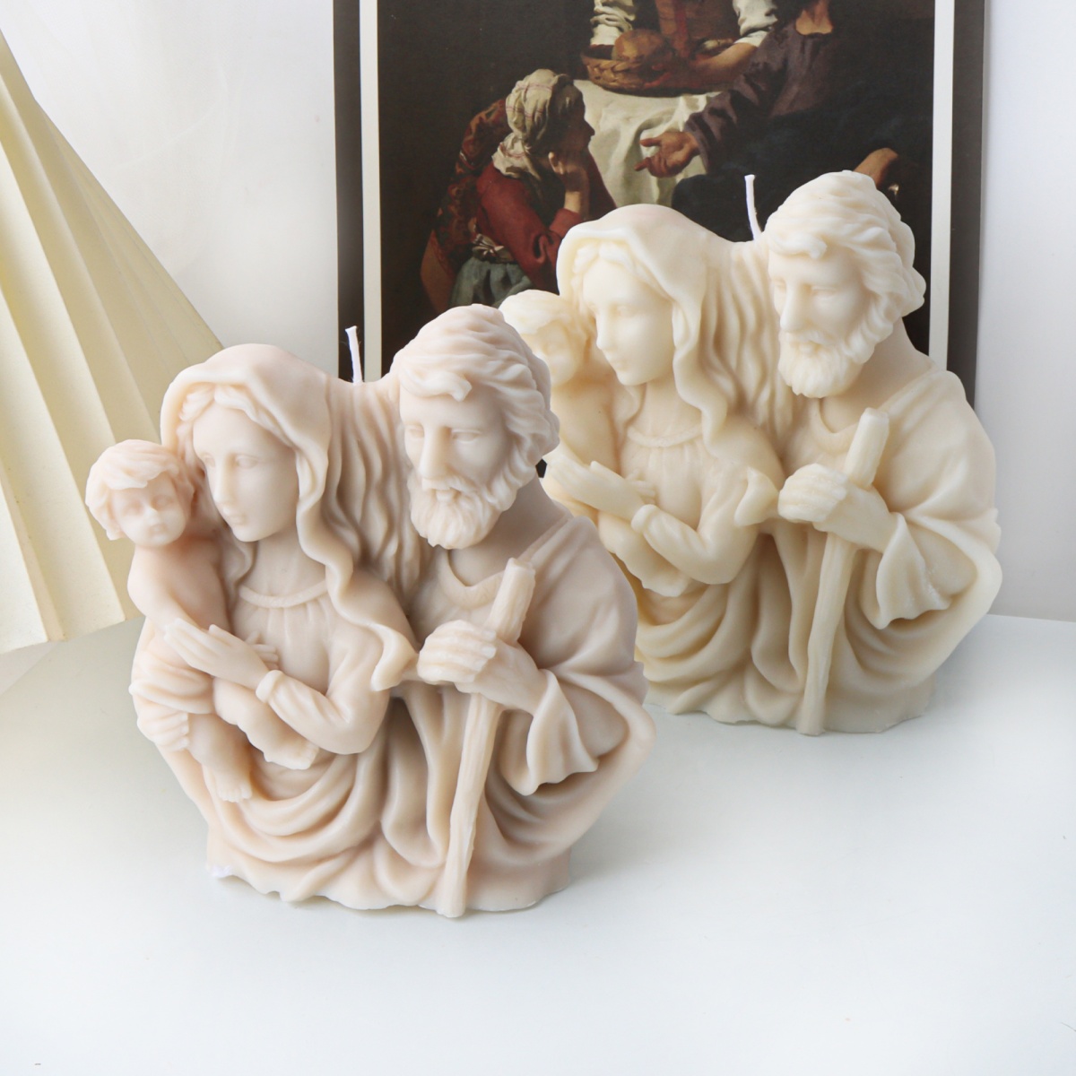 3d estátua da sagrada família  - Resin Art Furniture avaliação e preço